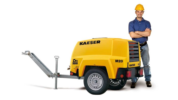 Stavebný kompresor Mobilair 20 PE