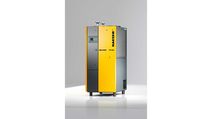 Skrytá zásobníková sušička Secotec TF na úpravu stlačeného vzduchu