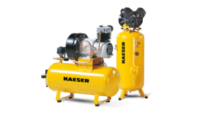 Priemyselné kompresory so suchou kompresiou - ležiace alebo stojace