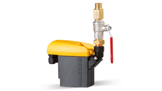 Elektronický odvádzač kondenzátu ECO-DRAIN ako kompletná súprava.