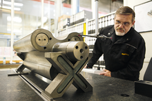 Meranie rotačného piestu Omega v Gera