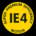 Hnací motor Super premium efficency IE4 Logo