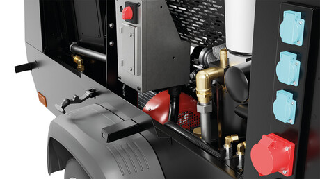 Integrovaný generátor v modeli Mobilair M59.