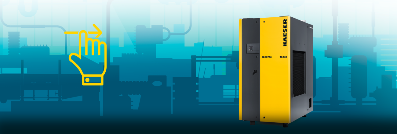 SECOTEC TG s inovačným systémom odpadového vzduchu.