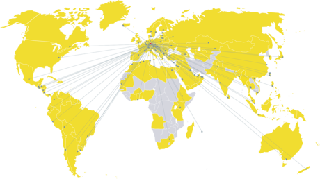 KAESER po celom svete - stlačený vzduch medzinárodne