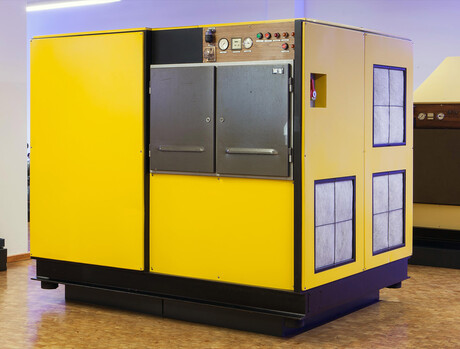 Prvý kompresor Kaeser.