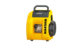 Prenosná verzia piestového kompresora i.Comp 3 od výrobcu Kaeser Kompressoren.